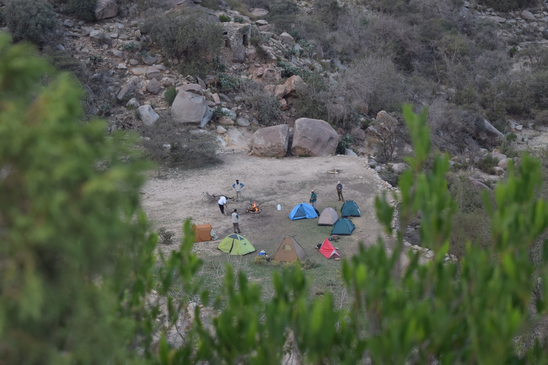 hikers camp